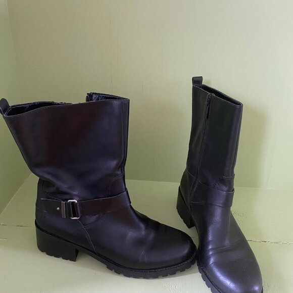 Cole Haan Black Boots size 10 B - Picture 10 of 11
